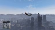 Skyfall is a fun cheat code that teleports players high up in the sky (Image via Rockstar Games)
